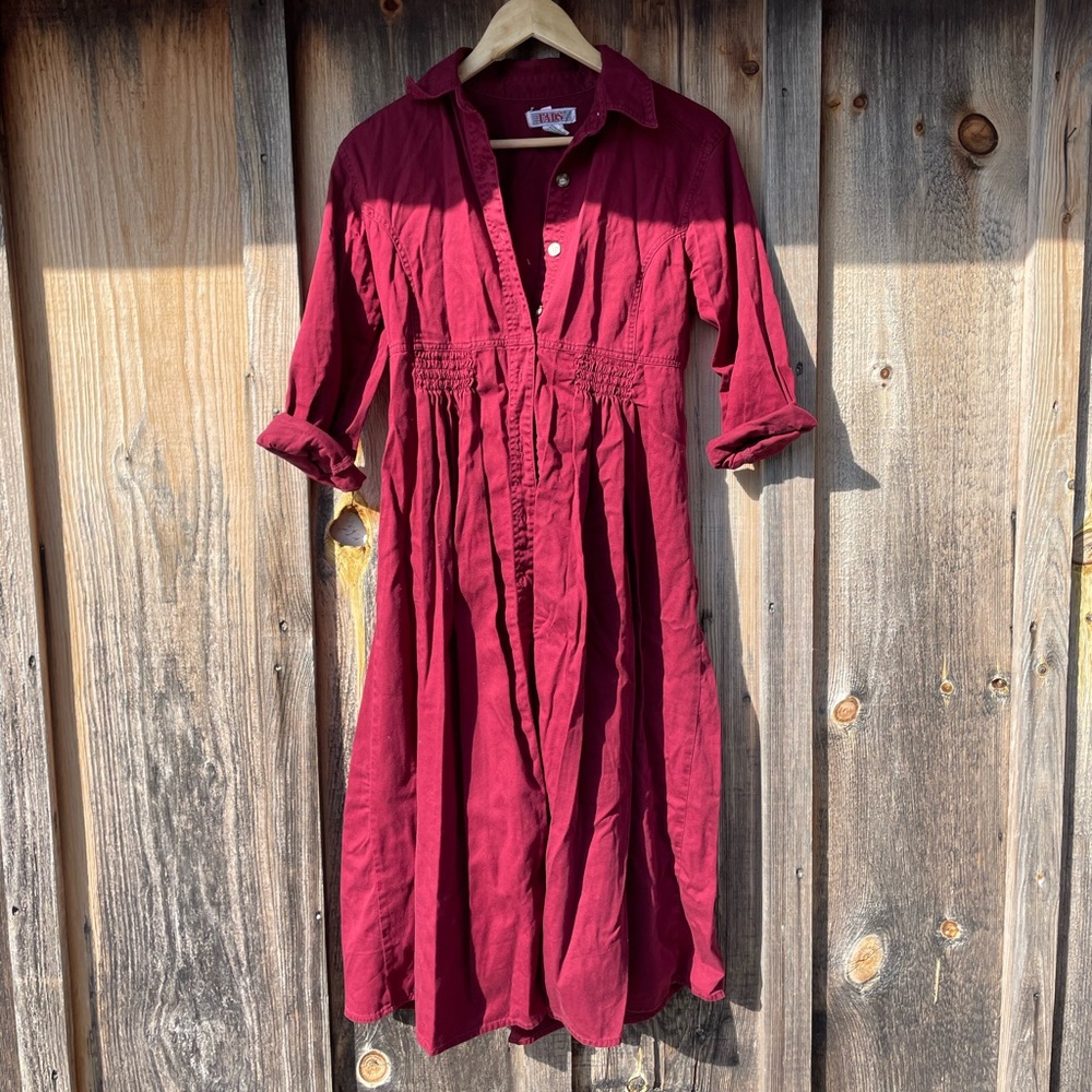 Gorgeous 100% cotton dress - I wear it as a jacket sometimes too!